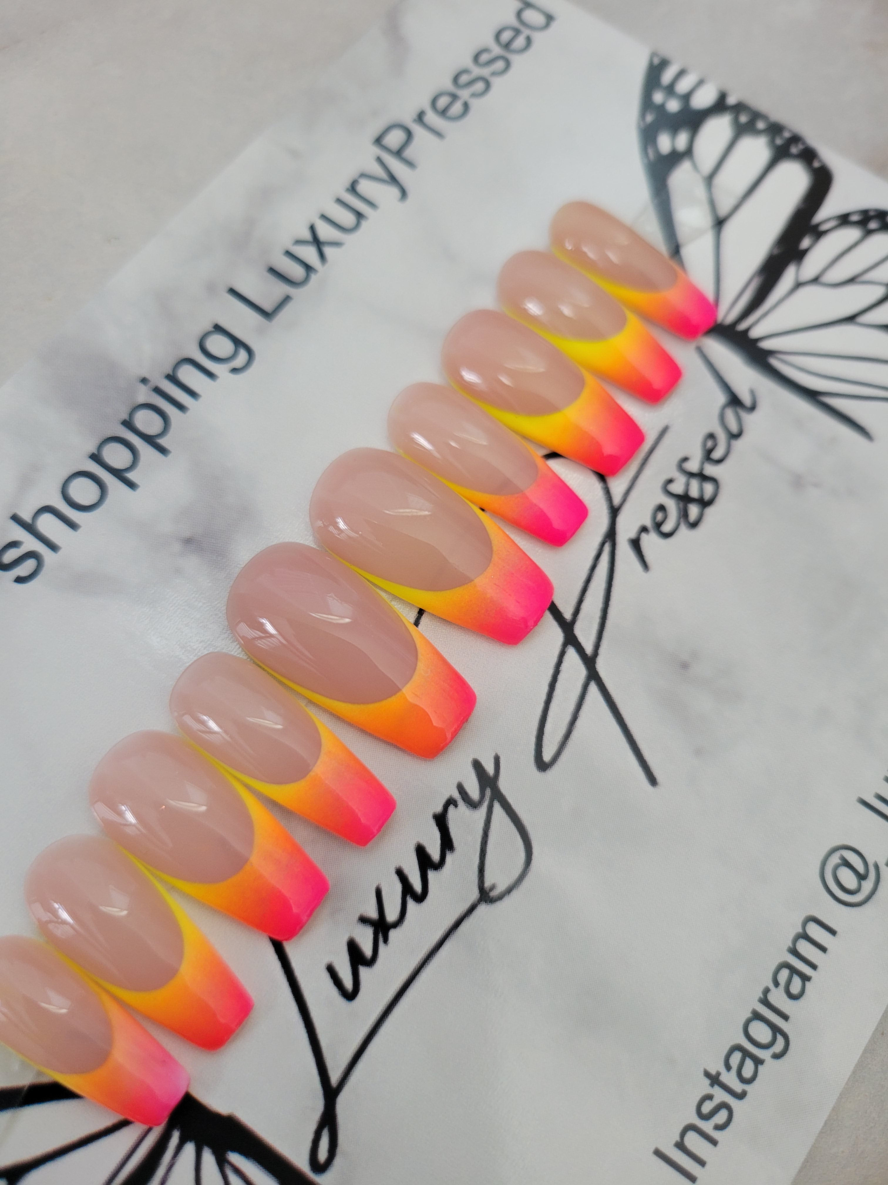 Sunset french tip