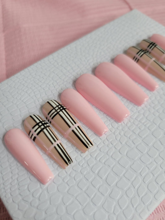 Pink plaid