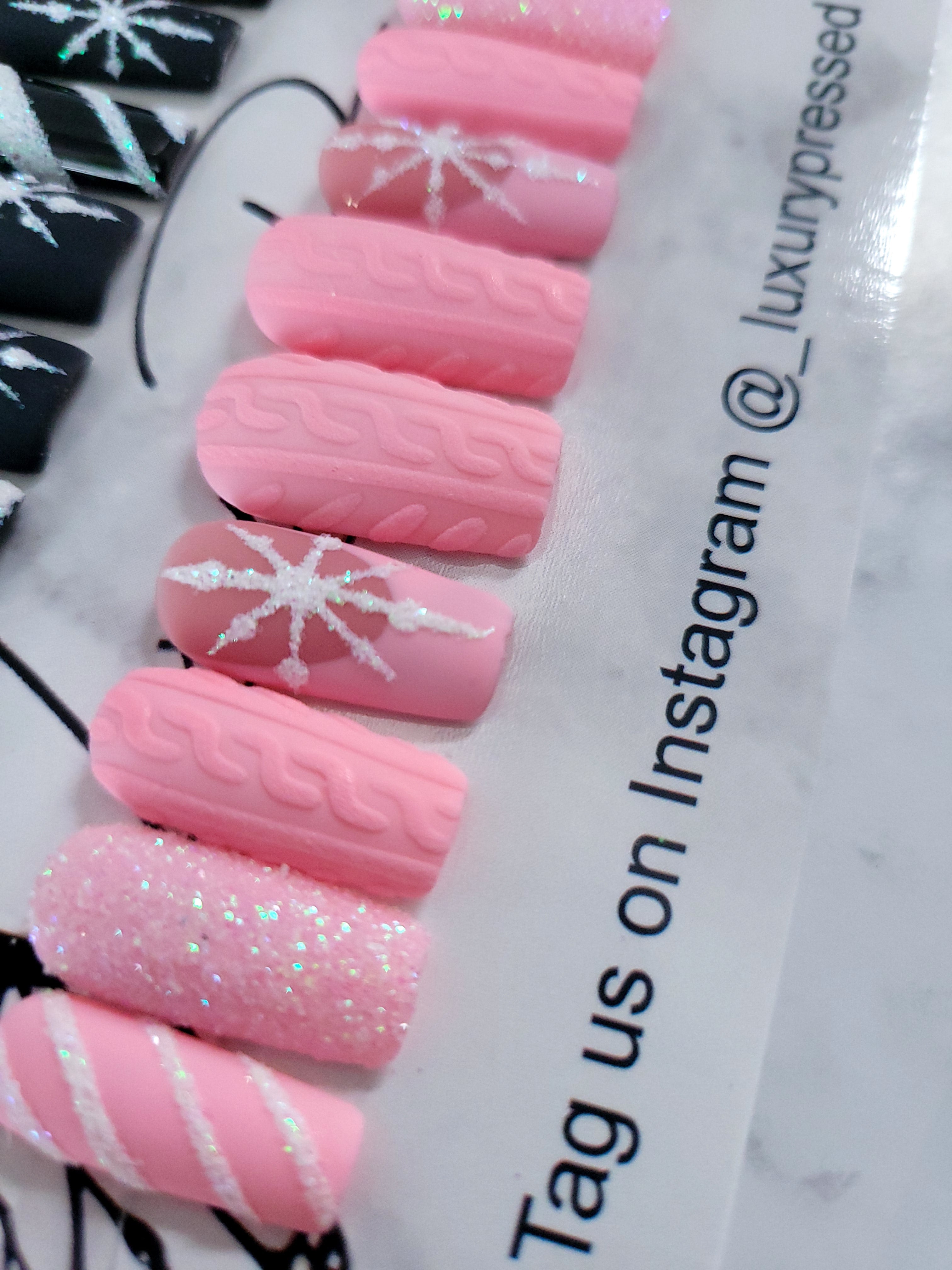 Pink ice