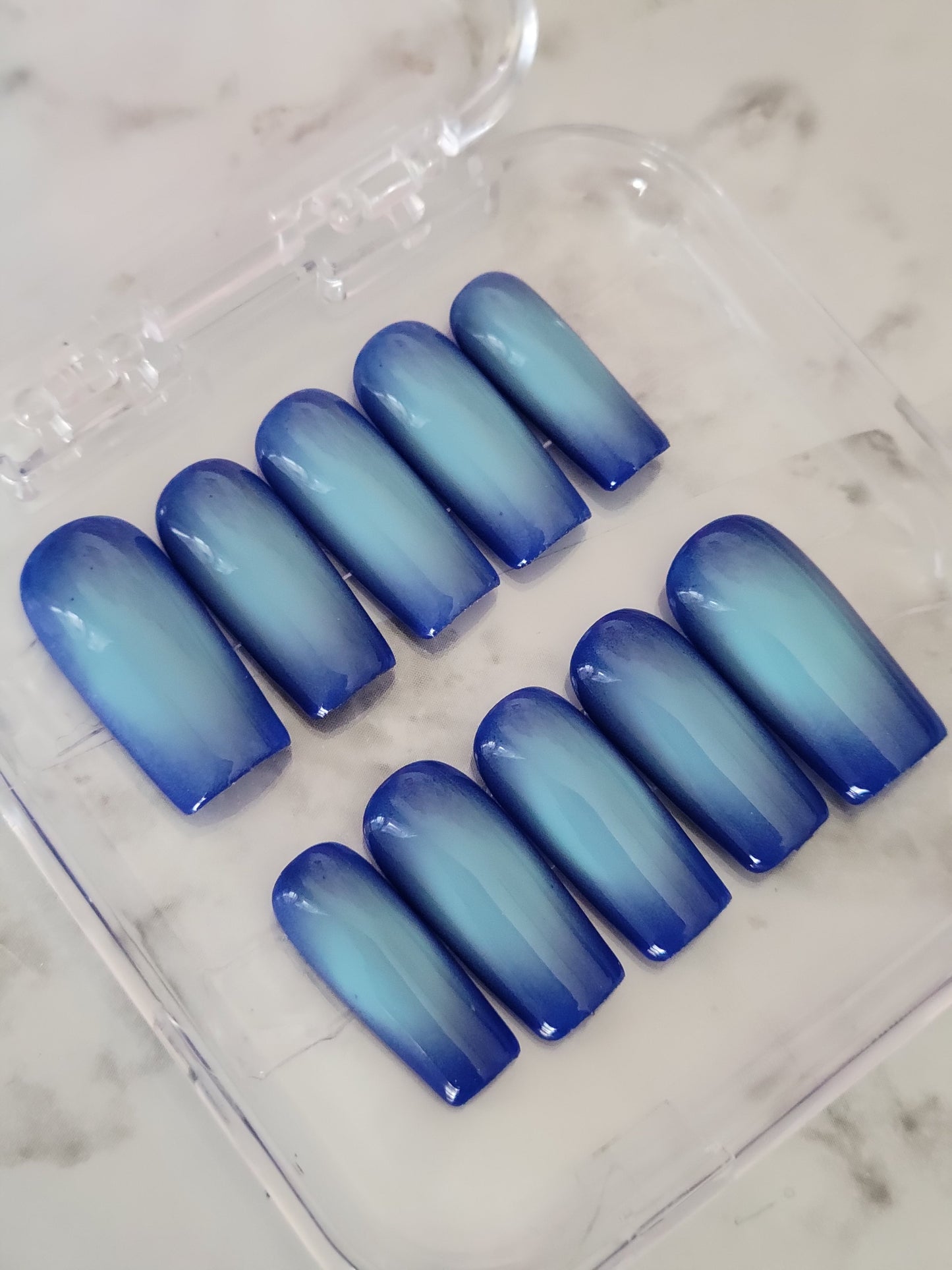 Blue aura
