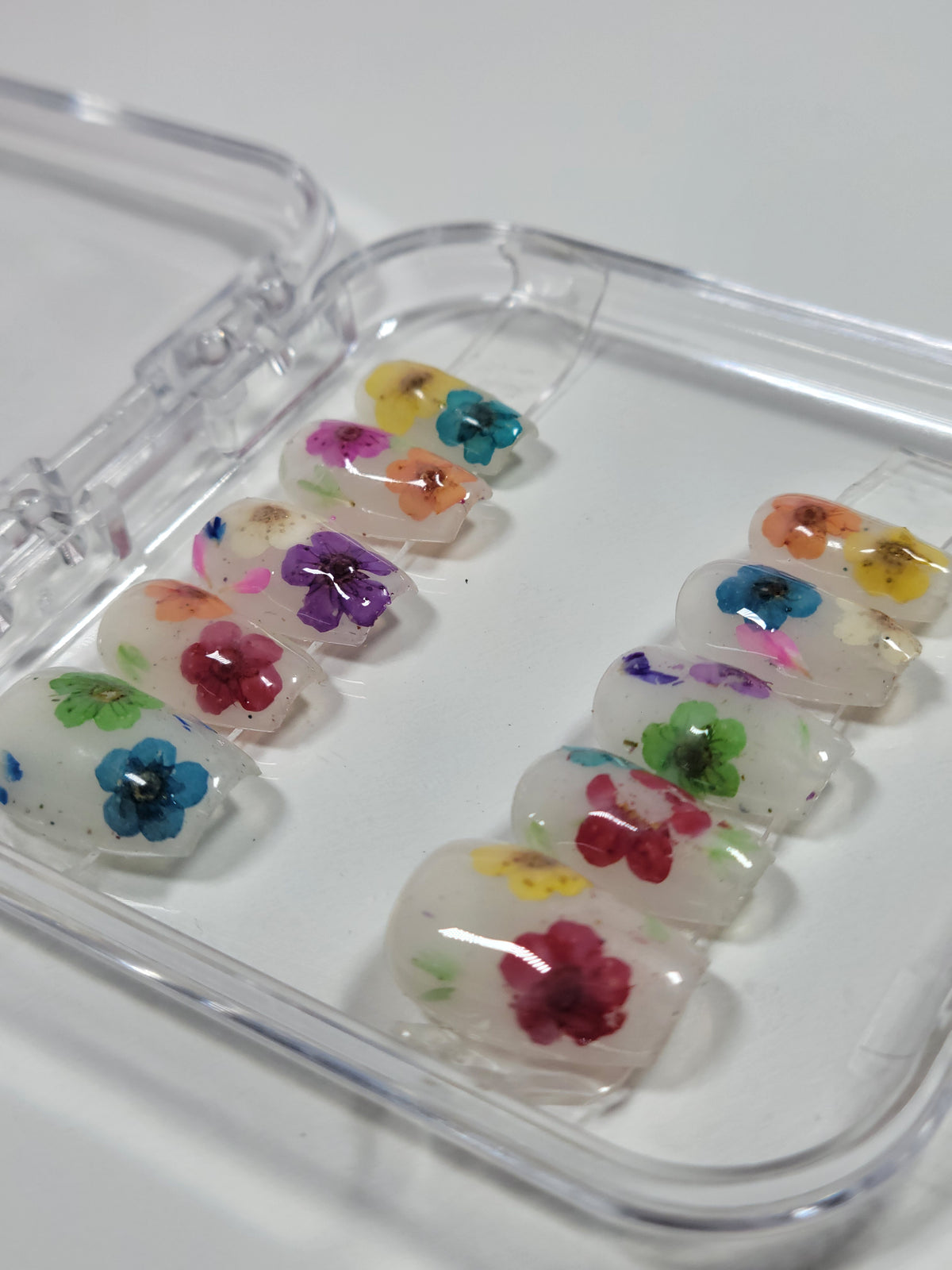 Floral milk bath