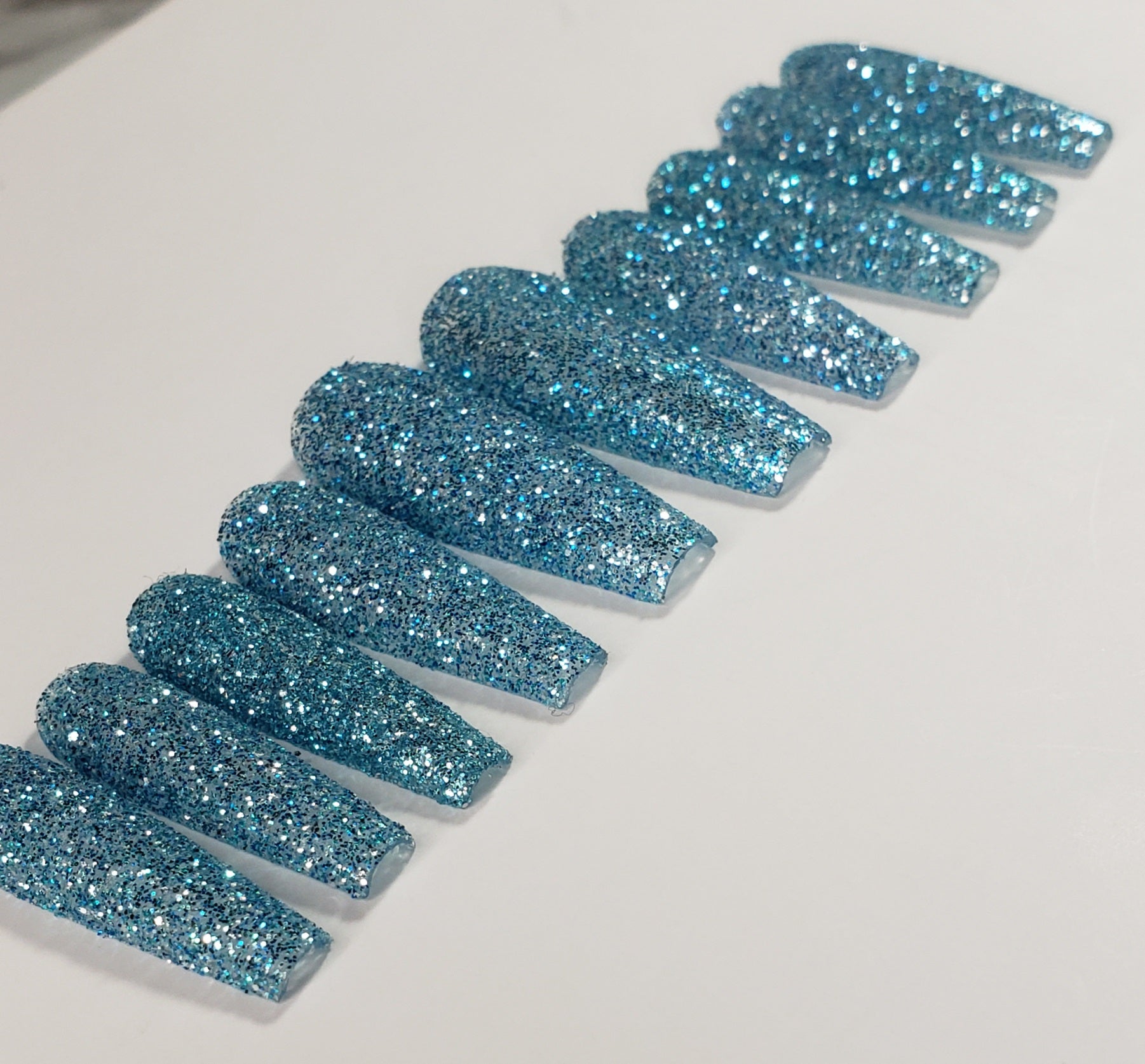 Blue snow