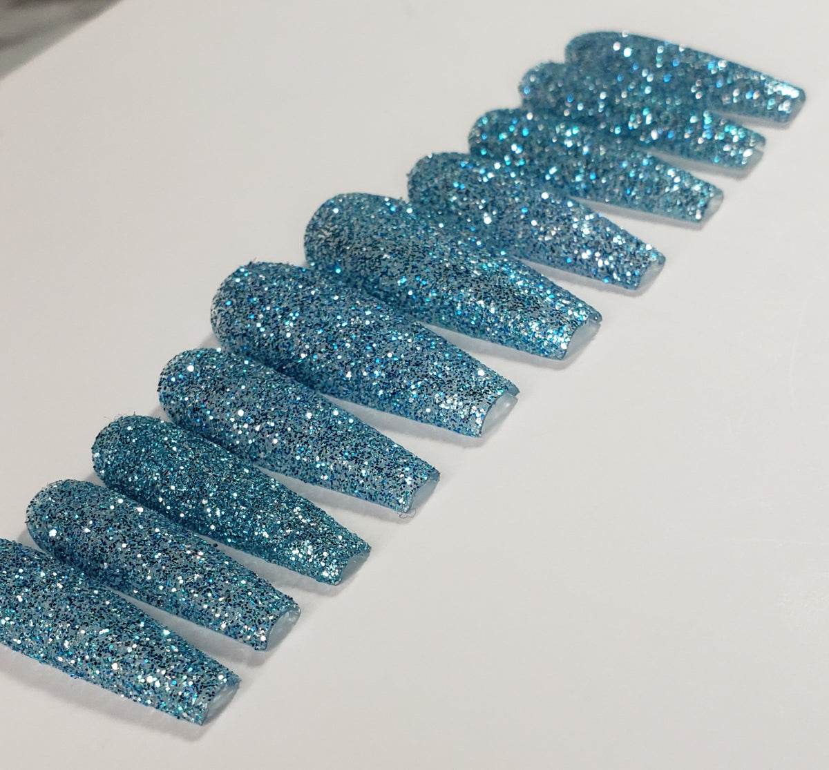 Blue snow