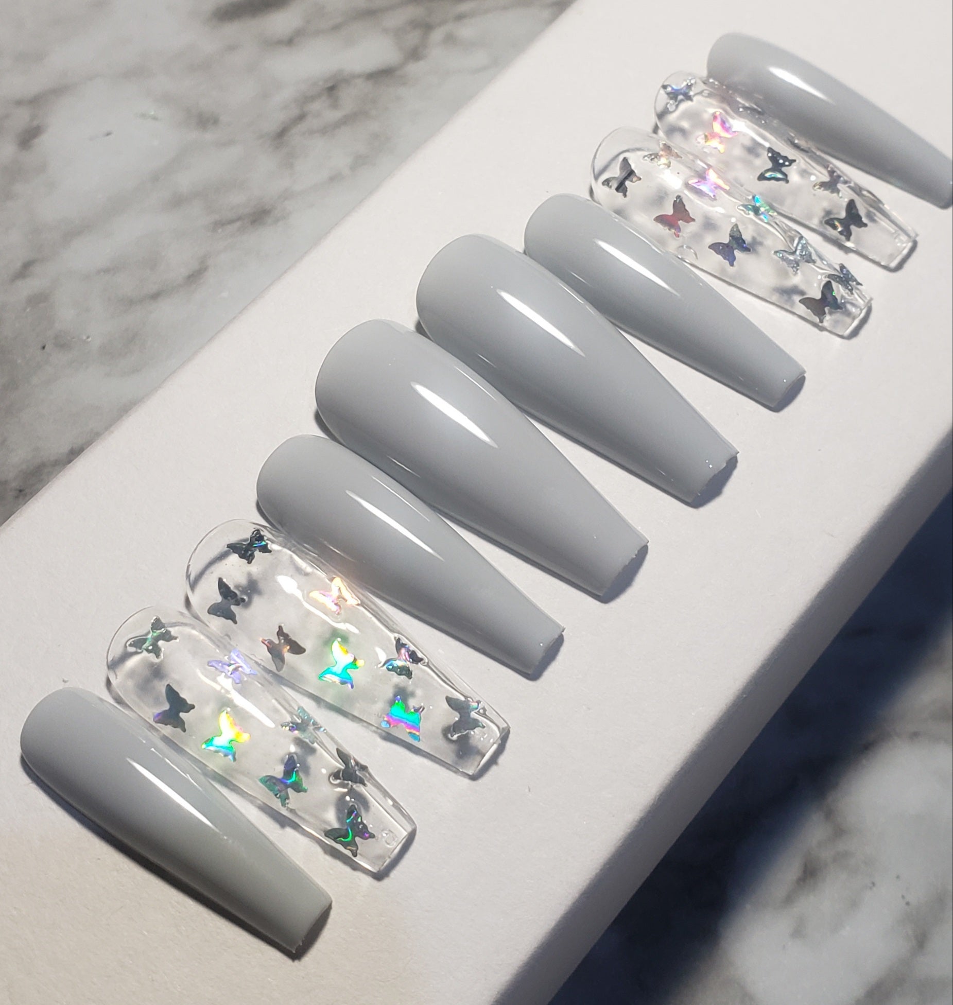 Silver butterfly