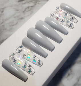 Silver butterfly