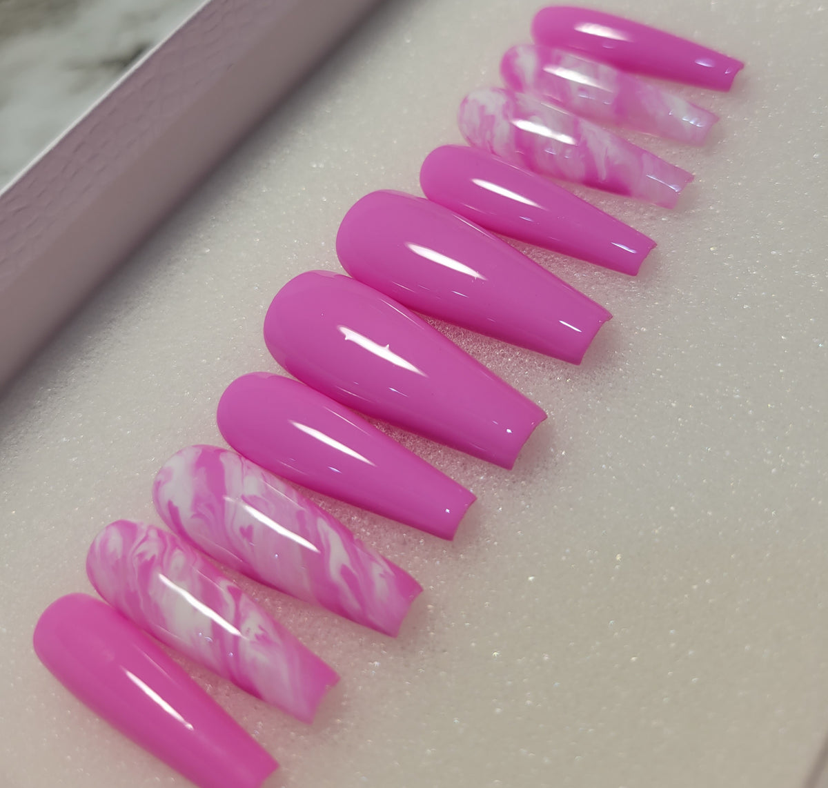 Pink marble