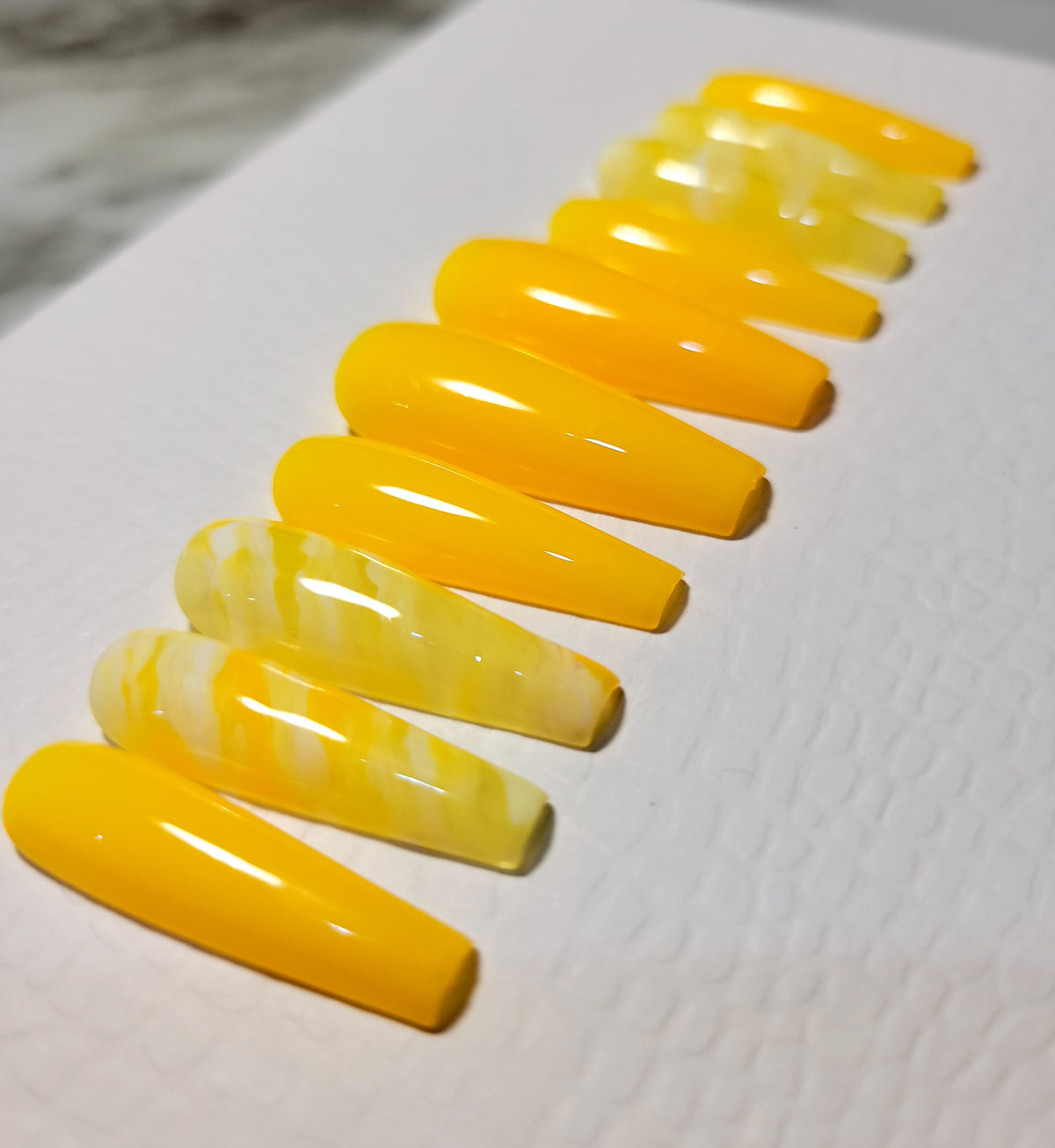 Yellow marble
