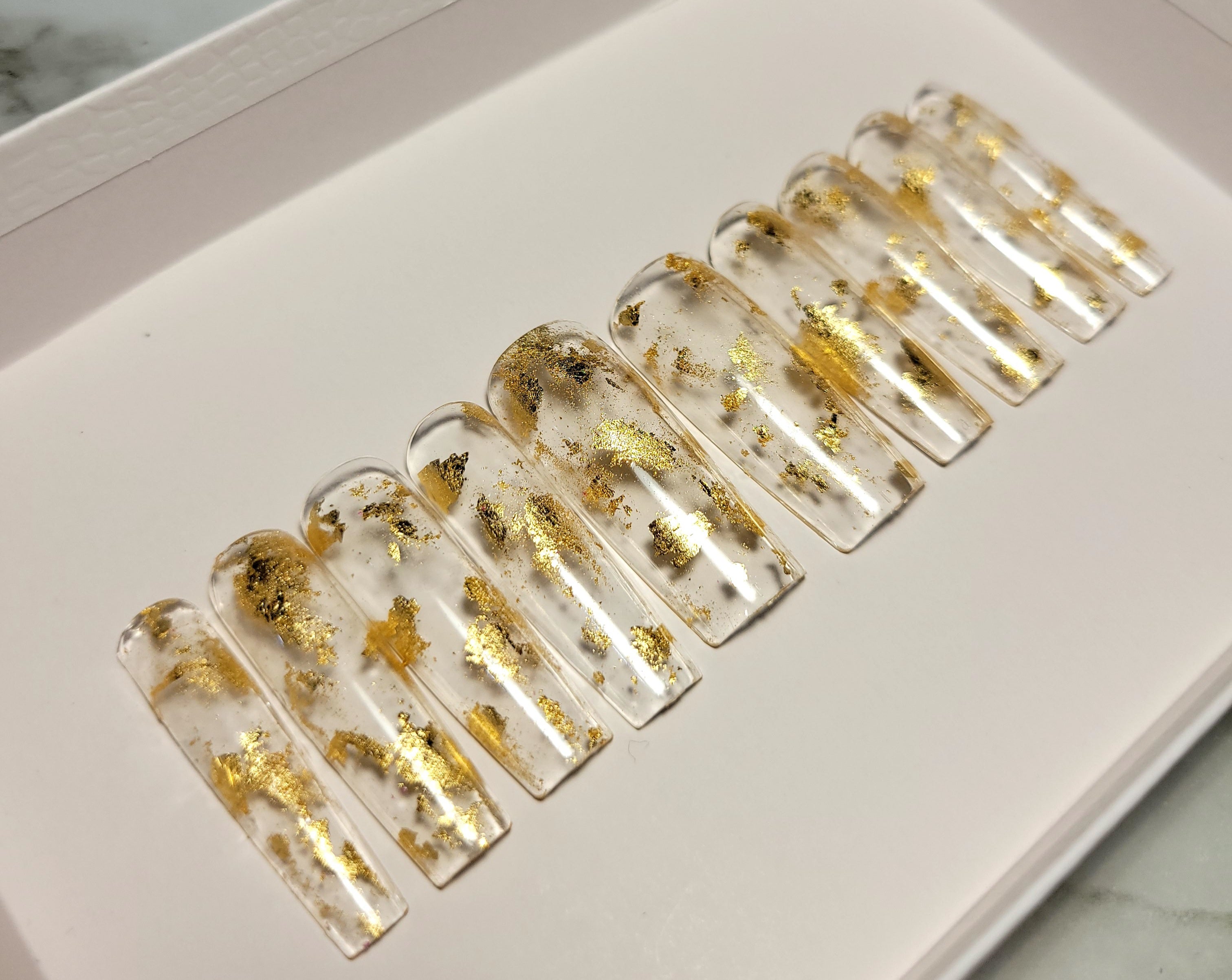 Golden flakes