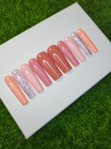 Pretty in pink glitter accent