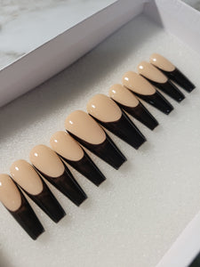 Black french tip