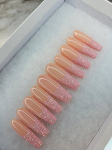 Glitter french tip