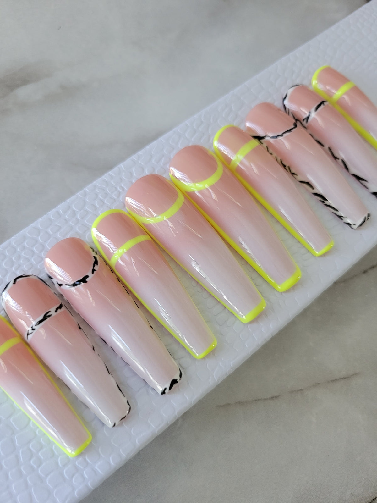 Neon zebra