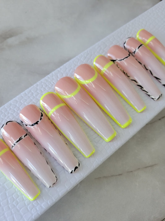 Neon zebra