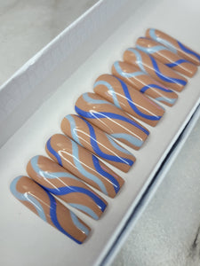 Blue swirl